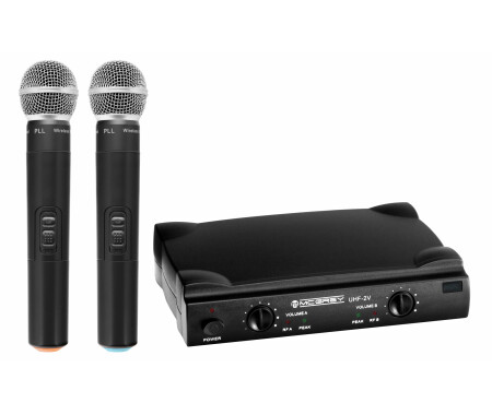 McGrey UHF-2V Dual Vocal Funkmikrofon Set mit 2x Handmikrofon 50m  - Retoure (Zustand: sehr gut)