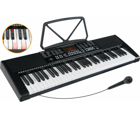 Microphone Keyboard McGrey LK-6120-MIC Lighted-Key Keyboard with Microphone Black