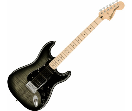 Squier Affinity Stratocaster FMT HSS Black Burst  - Retoure (Zustand: gut)