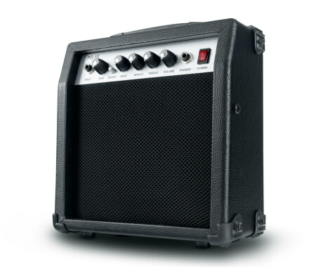 Ampli Guitare Rocktile PG-10 - 10 Watts - Avec Contrôles Gain, Boost Et Égaliseur - Prise Casque