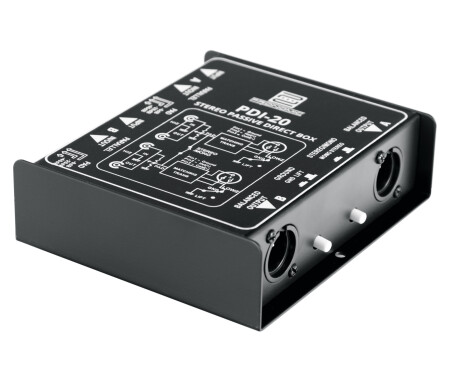 Pronomic PDI-20 passive Stereo-DI-Box