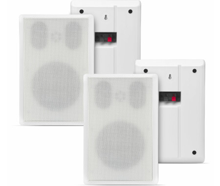 Enceintes Murale Plates Pronomic FLS-540 WH - 2 Voies, 100W Crête - Blanc - Pour Salon Ou Établissement