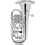 Classic Cantabile KEU-30SR MardiBrass Kunststoff Bb-Euphonium Silber thumbnail 1