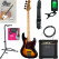 Jet Guitars JJB-300 SB Basse Sunburst Starter Set