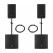 JBL EON 718S/712 2.2 Ensemble PA Actif