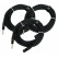Pronomic Stage JMXM-10 Audiokabel Monoklinke/XLR 10m Schwarz 3er SET