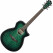 Ibanez AEWC16QA-TEH Western Guitar Transparent Emerald Burst Top Natural High Gloss