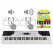 FunKey 61 Edition Touch Set Blanc incl. École