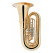 B&S GR55 5/4 Bb Tuba Goudmessing Helder Gelakt