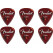 Fender Aero Acrylic Picks Medium 6er Pack