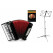 Classic Cantabile 72 Bass Accordeon "Secondo V" Set Zwart