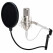 Pronomic CM-100S Microphone Studio à Grande Membrane & Anti-pop