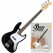 Rocktile Fatboy II BK Bajo Eléctrico Negro Set incl. Escuela