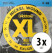 D'Addario EXL125 Super Light Top/Regular Bottom 3x Set