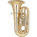 Miraphone Tuba Sib Modèle 91 Laiton Doré