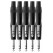 Pronomic JPLUG Fiche Jack Stéréo Noire Pack de 10