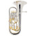 Lechgold Luxe EU-310S Euphonium verzilverd