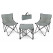 Stagecaptain CS-4547 GY Ensemble Table De Camping Gris