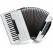 Classic Cantabile 96 Bas Accordeon "Secondo V" Wit