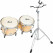 XDrum Bongos Pro Natur Set incl. Standaard