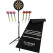 Stagecaptain DBS-1715C BullsEye Champion Dartscheibe + Standaard en Mat Set Zwart