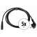 Pronomic EUIEC-3 Koudapparaat Netsnoer 3m 5x Set