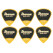 Ibanez PA16MSG-YE Grip Wizard Sand Medium - Pack Da 6