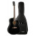 Fender CD-60SCE Western Gitaar Black Gigbag Set
