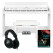 FunKey DP-1088 WM Digitalpiano Weiß matt Set inkl. Bank, Kopfhörer und Schule