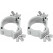 Eurolite TPC-10 Demi-Collier Argent 2 Pièces