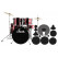 XDrum Semi 20" Studio Batería Lipstick Red Set + Amortiguadores