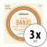 D'Addario EJ63 Set de 3 Cordes pour Banjo Ténor