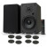 Vulkkano A6 ARC Casse Attive Nere Set Oehlbach