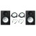 Yamaha HS8 Monitor De Studio Actif 75 W + 45 W Set Avec 2x Câbles XLR Et Câble Adaptateur XLR-Jack