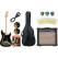 Set Iniziale Squier Affinity Stratocaster FMT HSS Black Burst
