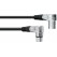 Omnitronic Winkel XLR Kabel 3pol 1,5m 90° sw