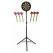 Stagecaptain DBS-1715 BullsEye Pro Cible de Fléchettes + Set Support Noir