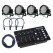 Showlite FLP-144W Scheinwerfer 4 x Set incl. DMX Controller & Kabel