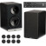 ELAC Debut ConneX B41 Enceinte Active Black Ash Set Oehlbach