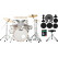 Pearl Export EXX705NBR/C777 Drumkit Slipstream White Beginner Set