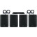 McGrey PA-4504 1 HE Set Monitor 4x 450 Watt