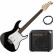 Yamaha Pacifica 012 BL Black Guitarra Eléctrica Set AK20G