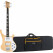 Rocktile Pro RB-400N Lumberjack E-Bass naturale Set con Softcase