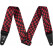 Fender Wavy Checkerboard Polyester Strap 2" Rood