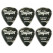 Taylor Thermex Confezione Da 6 UltraPicks Black Onyx 1,50