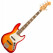 Squier Classic Vibe Active '70s Jazz Bass V Sienna Sunburst