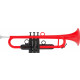 Classic Cantabile PTP-10RD MardiBrass Kunststoff Bb-Trompete Rot  - Retoure (Zustand: sehr gut)