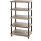 Solidsteel S3-5 HiFi Audio Rack Walnut