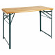Stagecaptain BBT-119 Hirschgarten Bierzelttisch 119 cm Natur  - Retoure (Zustand: gut)