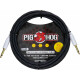 Pig Hog Hex Series Silent Câble 3m Grey